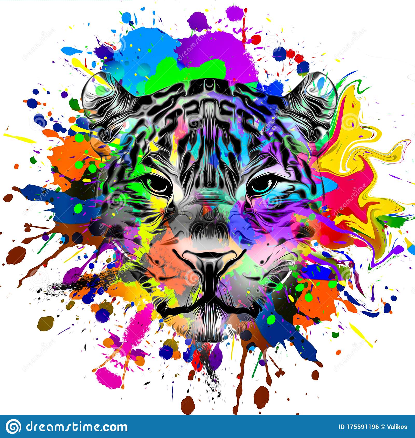 abstract-creative-illustration-colorful-tiger-black-color-abstract-creative-illustration-colorful-tiger-175591196