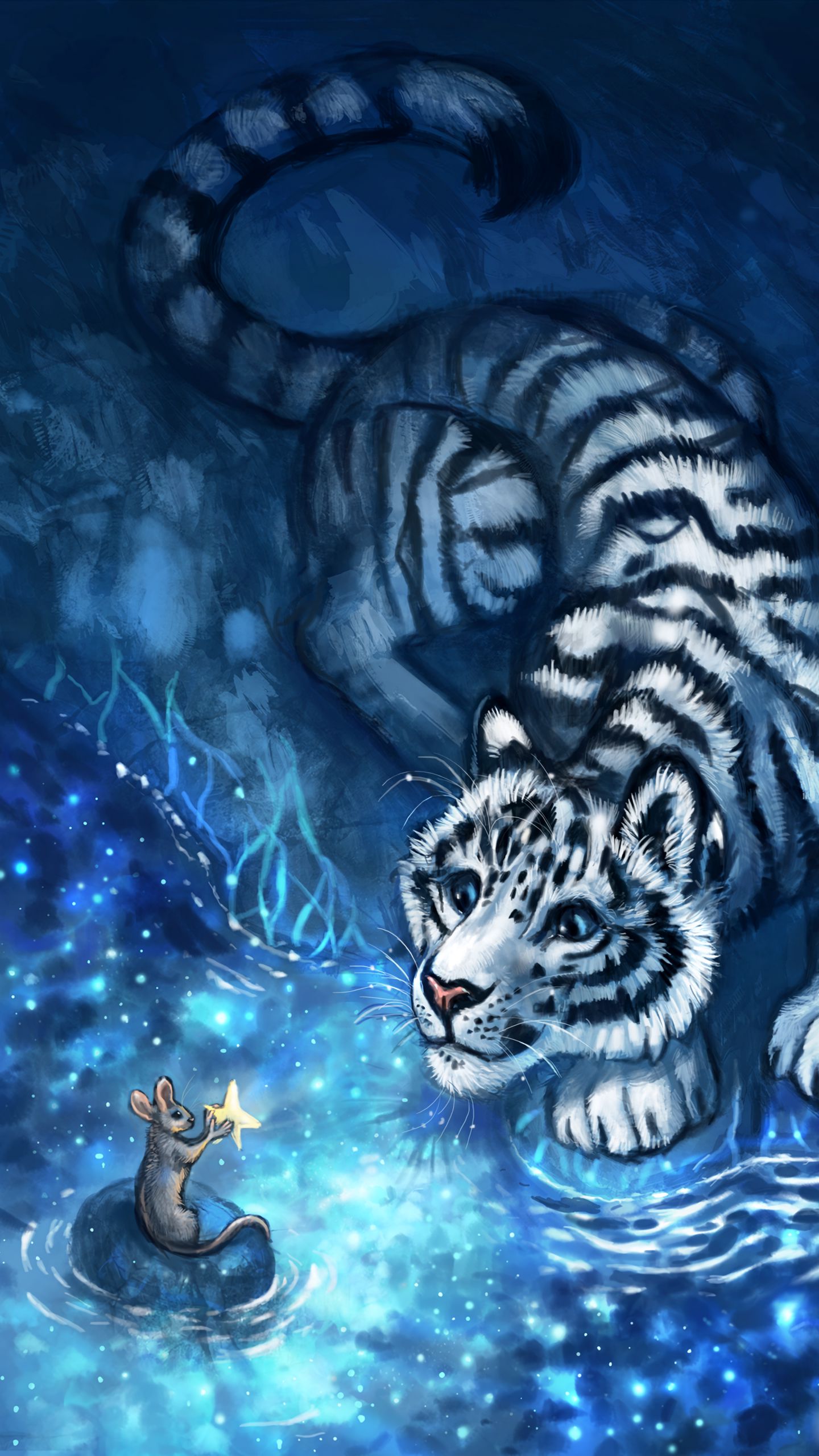 309-3096576_wallpaper-tiger-mouse-cub-art-animals-cute-cute