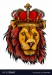 color-king-lion-on-white-vector-33947669