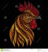 vector-fiery-rooster-new-year-s-day-68580625